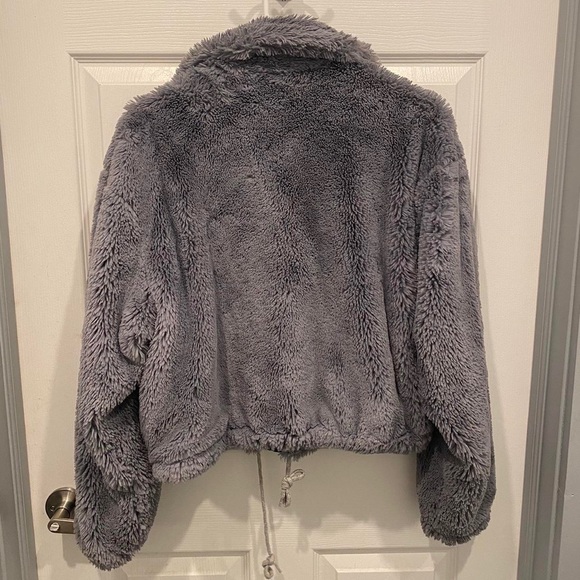 Anthropologie Elevenses faux fur/fuzzy jacket - Picture 3 of 3